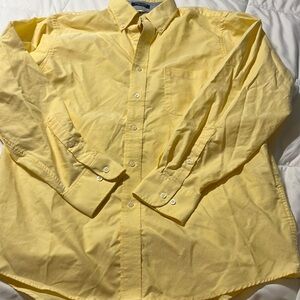 Chaps yellow dress shirt